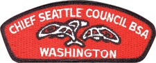 Chief Seattle Council Bsa Patch Placement